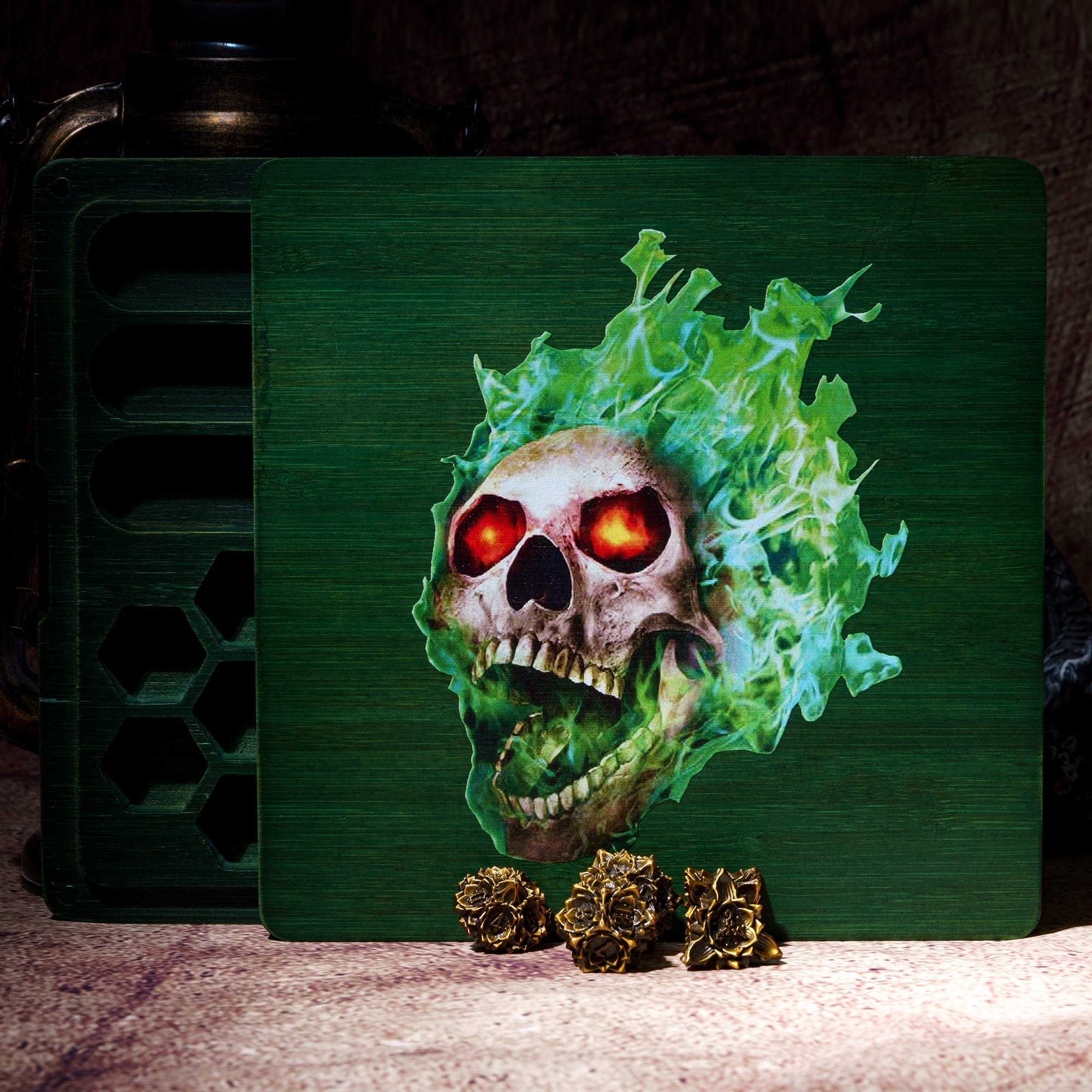 Udixi customized resin dice gift boxes metal dice storage boxes dnd Dungeons and Dragons Chessboard game dice packaging boxes