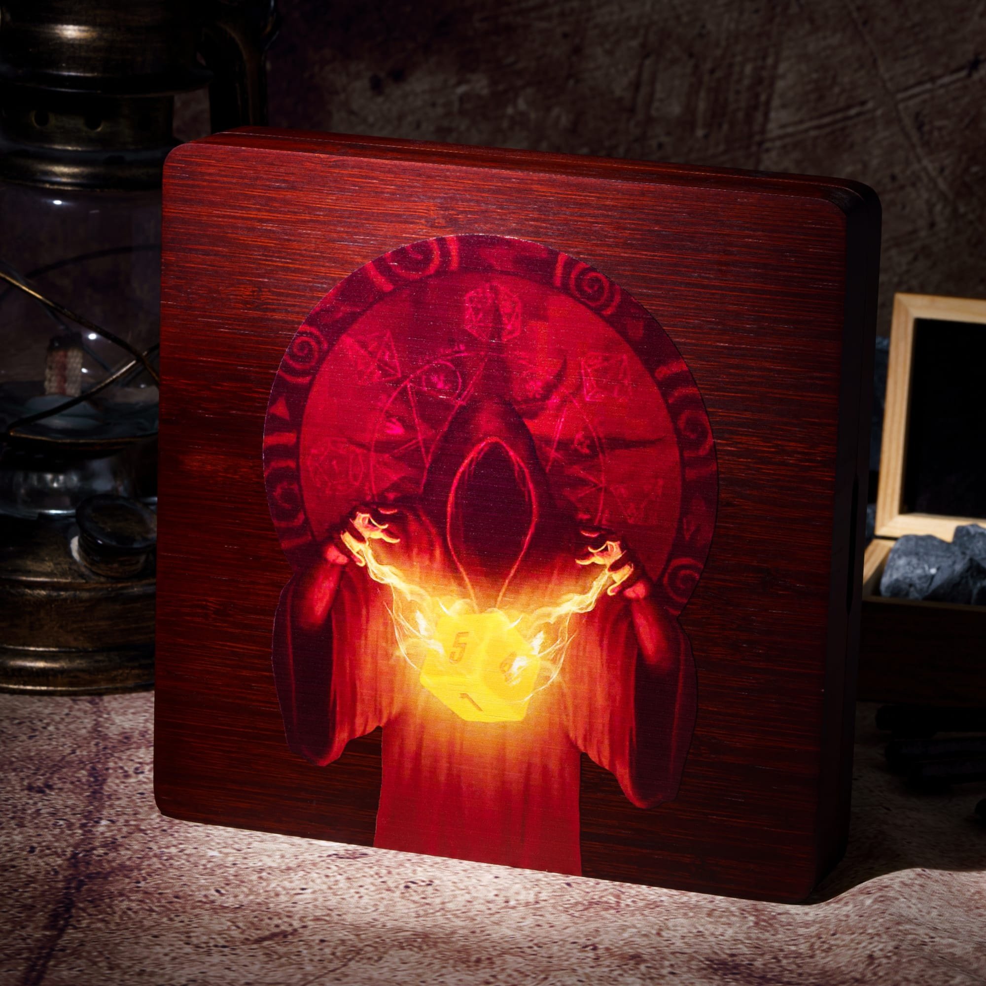 Udixi customized resin dice gift boxes metal dice storage boxes dnd Dungeons and Dragons Chessboard game dice packaging boxes
