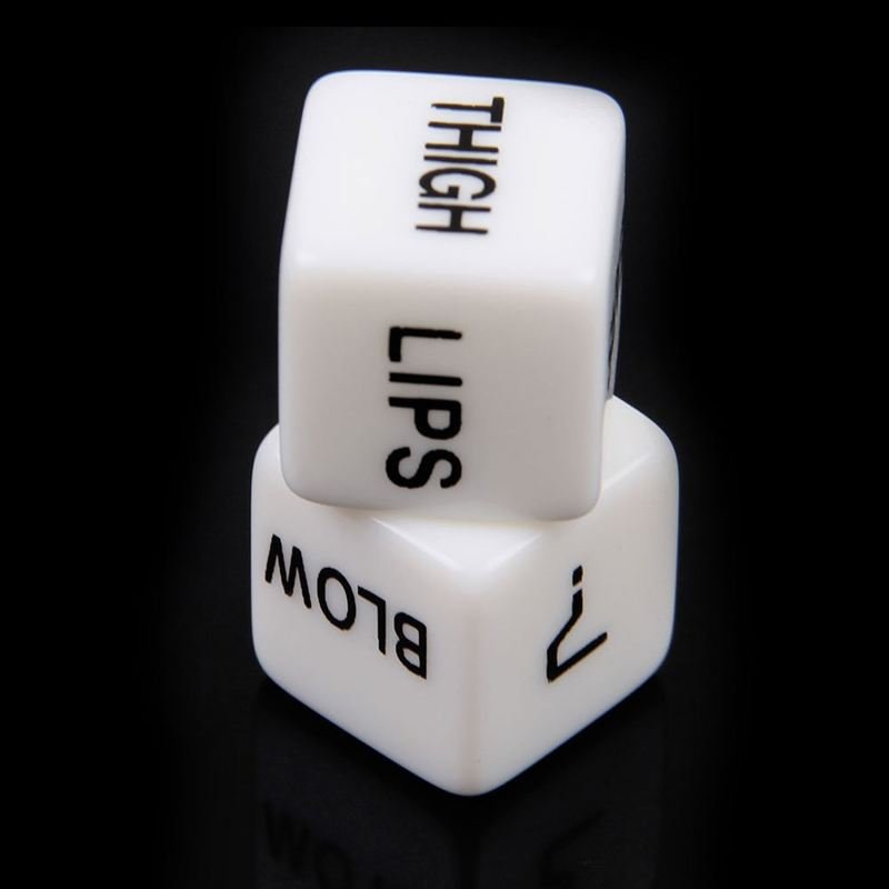 DESKJOY 18mm dice Sexy Romance Love Humour Gambling Adult Games For Couples Funny Sex Dice