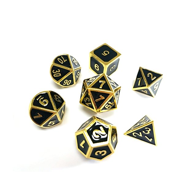 custom game dice 12 sided metal dice rpg dice For Board Game