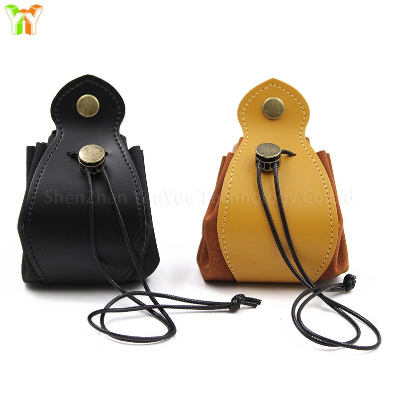PU Leather Dice Bag Tray Designs Cute Drawstring Pouch Roleplaying Gift Ideas Coin Purse Dice Storage Bags Board Games Bag