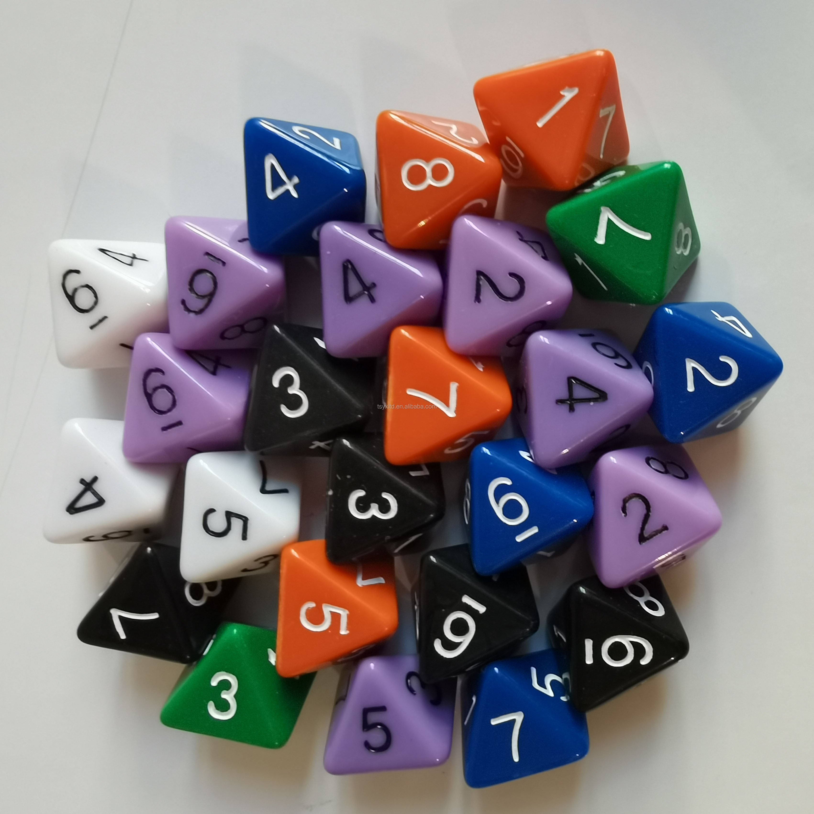 wholesale custom custom engraved acrylic poly resin log dice polyhedral dnd dice set with 10mm 12mm 14mm 16mm 18mm 20mm 25mm 30m