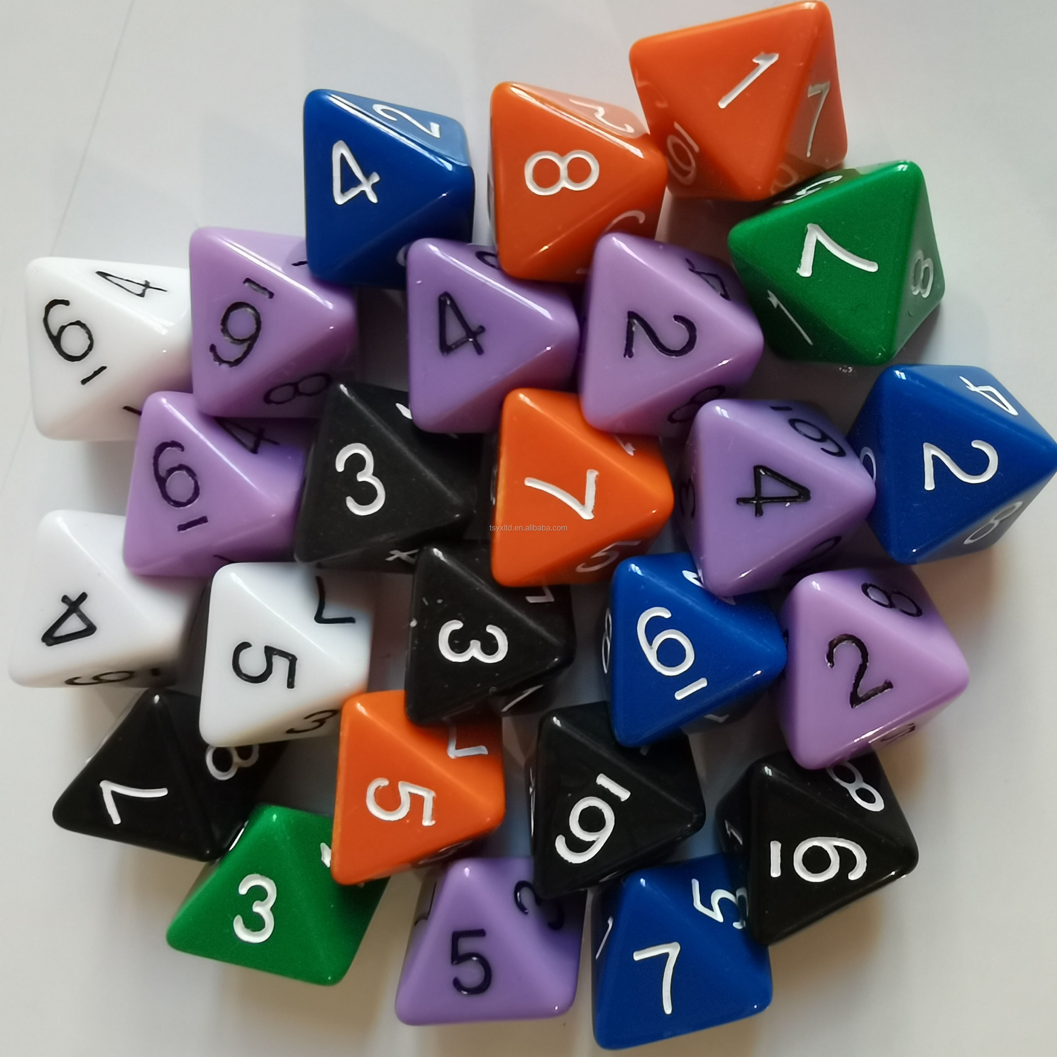 wholesale custom custom engraved acrylic poly resin log dice polyhedral dnd dice set with 10mm 12mm 14mm 16mm 18mm 20mm 25mm 30m
