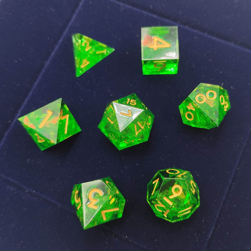 Custom Roulette Dice Wholesale Punk Gear Dice custom d20 dungeon and dragon Rpg dnd spinner dice