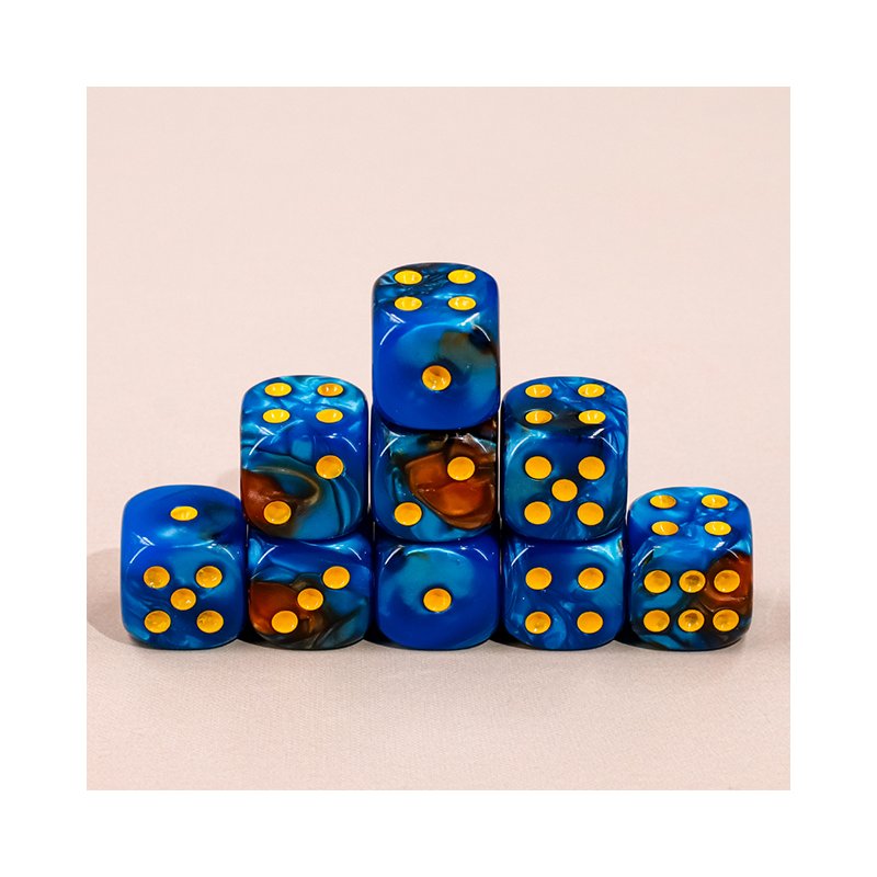 High quality 12mm pips dice of 36pcs with plastic box acrylic dice d6 mini dice