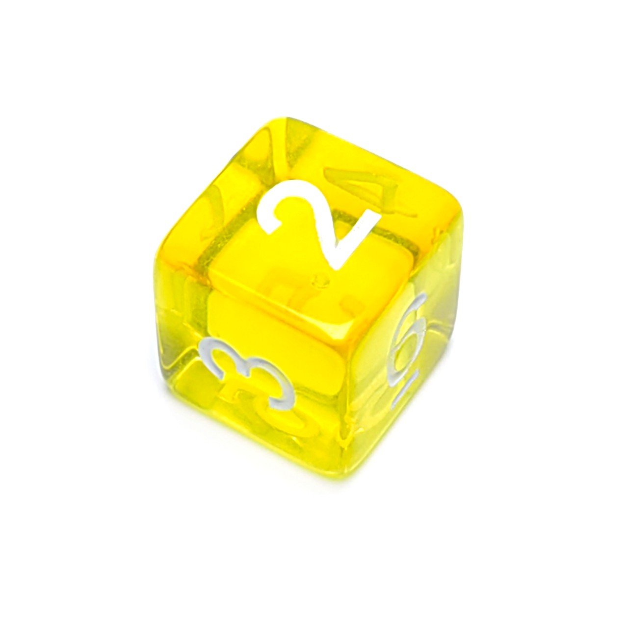 Manufacturers in stock clear colored Right Angle 7PCS 19mm Transparent yellow custom Engraved Logo D20 dice