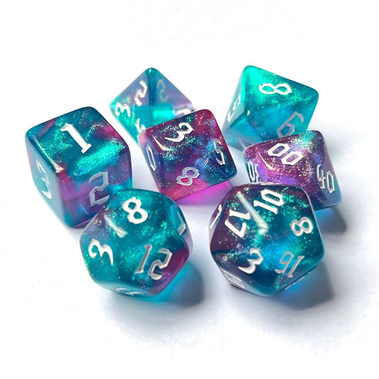 New Hot Sale rpg d20 Custom Table Games dnd games polyhedral acrylic Manufacturer dice set