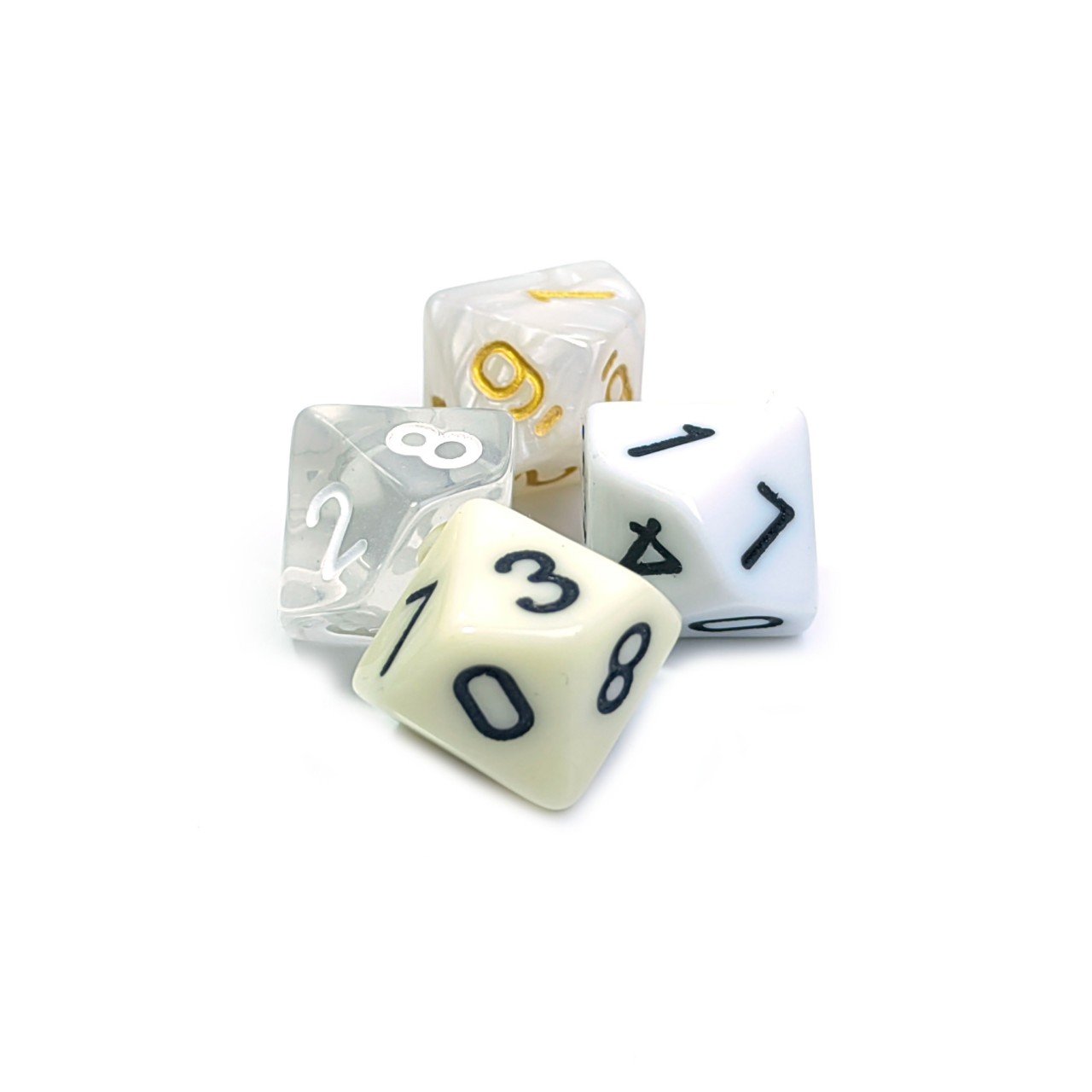 Factory wholesale bulk polyhedral D10 Acrylic Resin DND RPG dice set 10 sided dice for RPG MTG board game