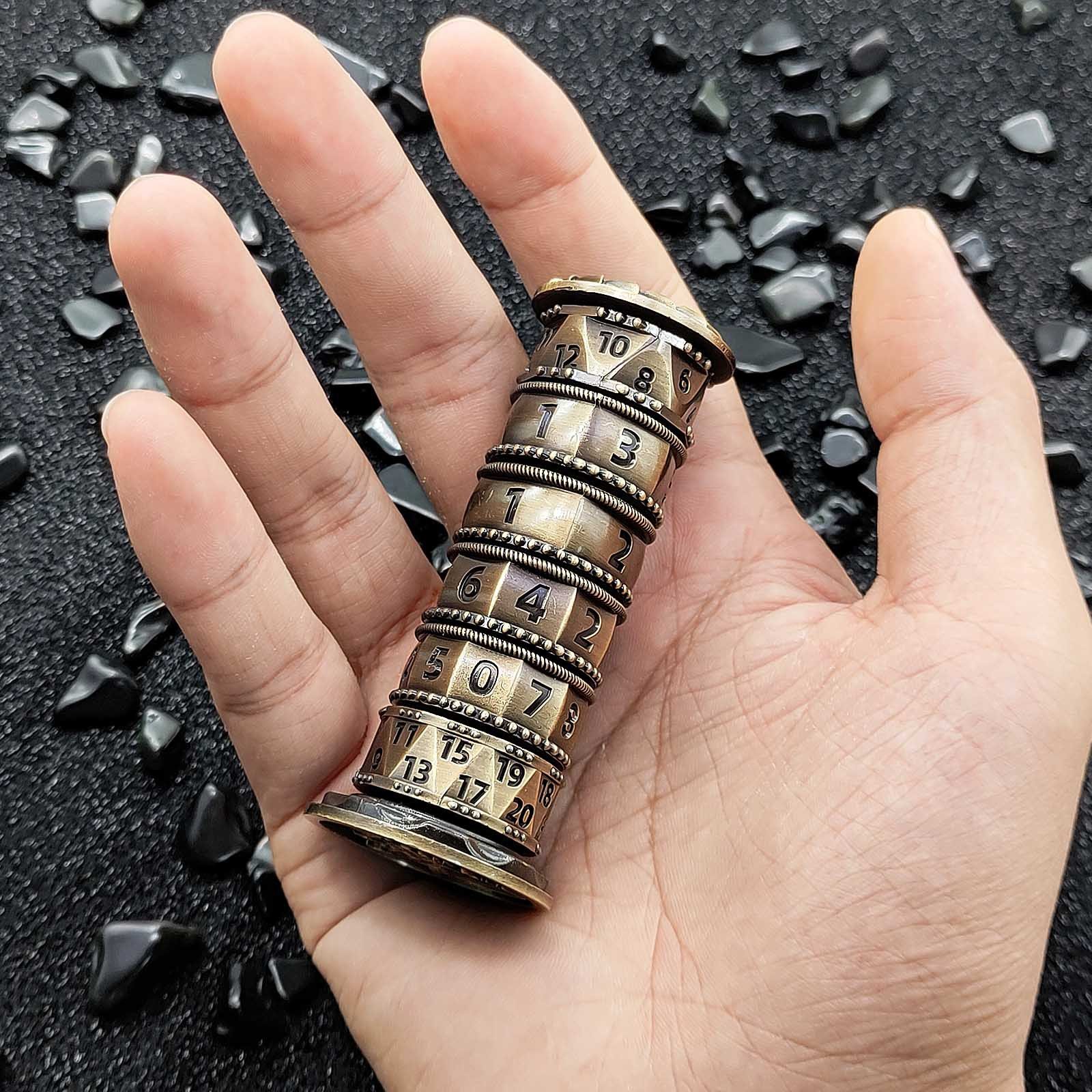 Factory wholesale price customizable high speed rotating metal dice tower Customized molds available