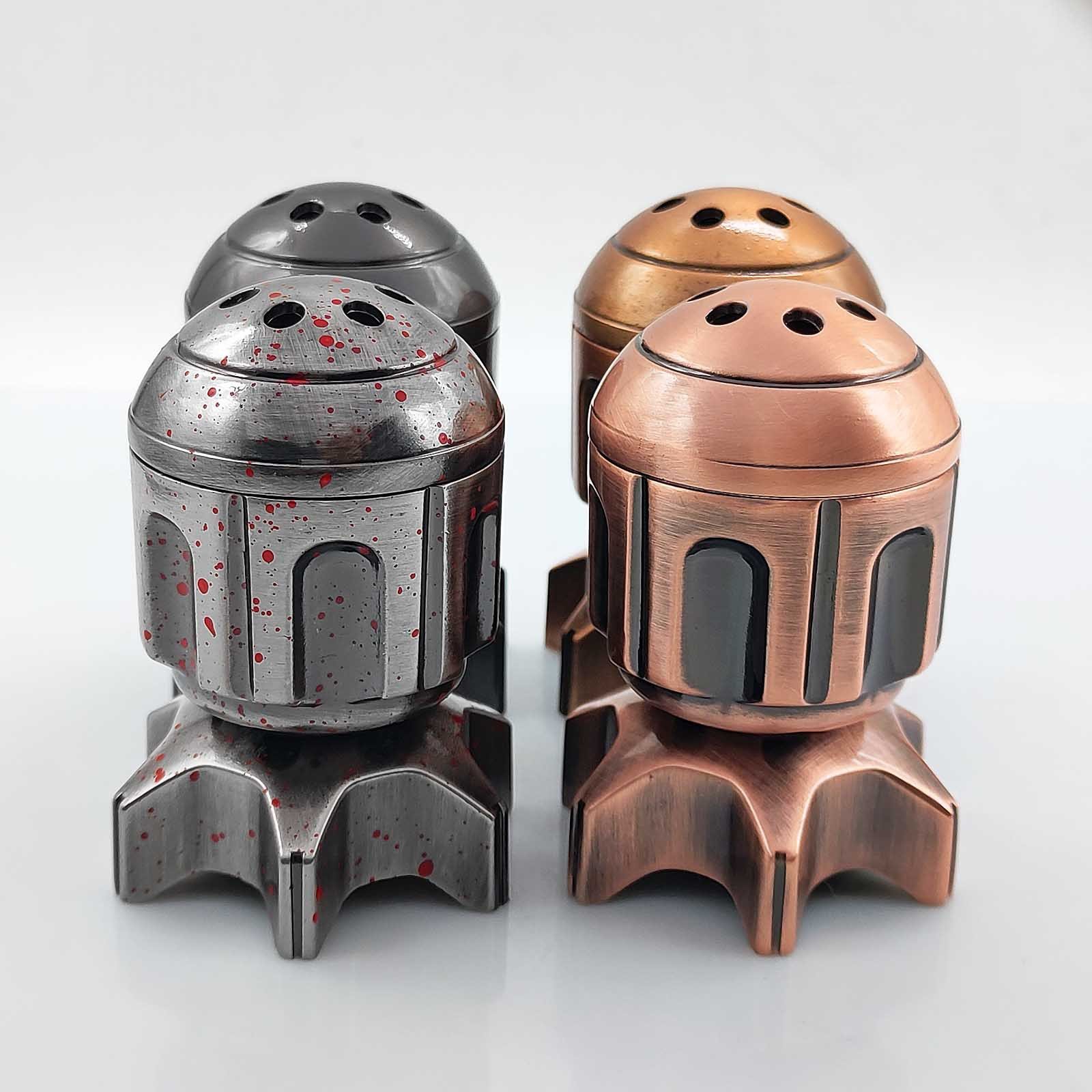 MINI PLANET Metal Rocket Launcher Rotating Bullet Dice Set For RPG Dungeons & Dragons Board Game Bullet Dice Set DND Dice Set