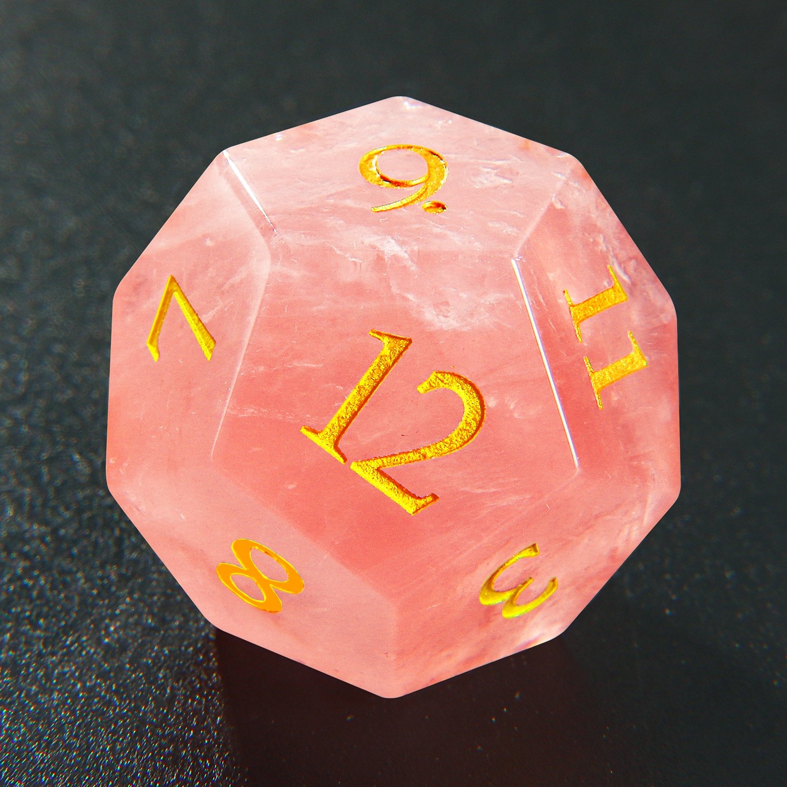 RPG Handmade Dice Sets Pink Crystal Dice Polyhedron DND Dice For Role-playing Game Dungeons And Dragons