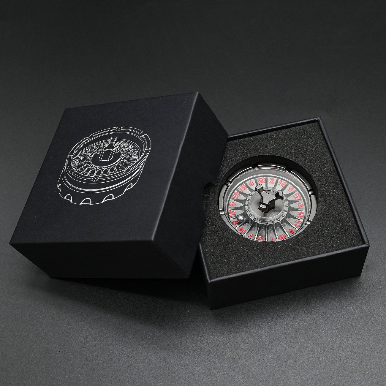 High Quality Casino Turntable DND Dice Factory Wholesale Rotating Metal Spinner Dice for DND Game Player