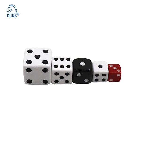 6 Sided Opaque Dice - White