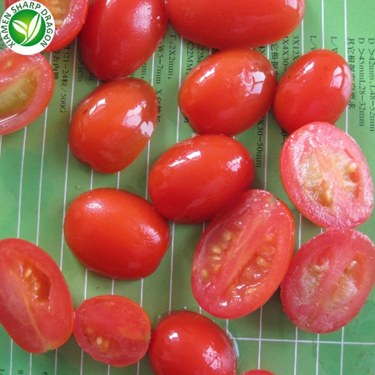 Export wholesale 18-30mm half diced iqf frozen cherry tomato in bulk price