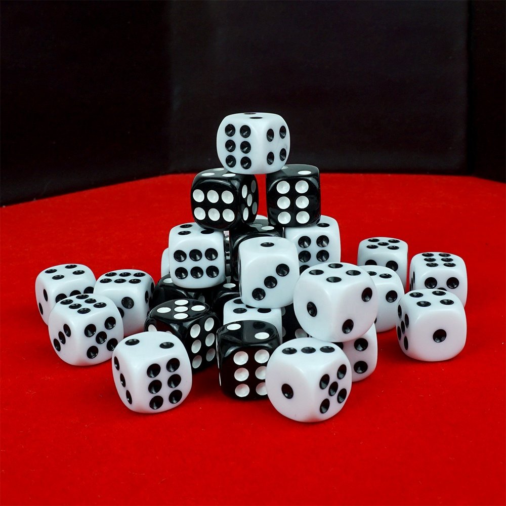 Wholesale 12mm d6 custom color acrylic dice 2g casino grade acrylic dice for playing games