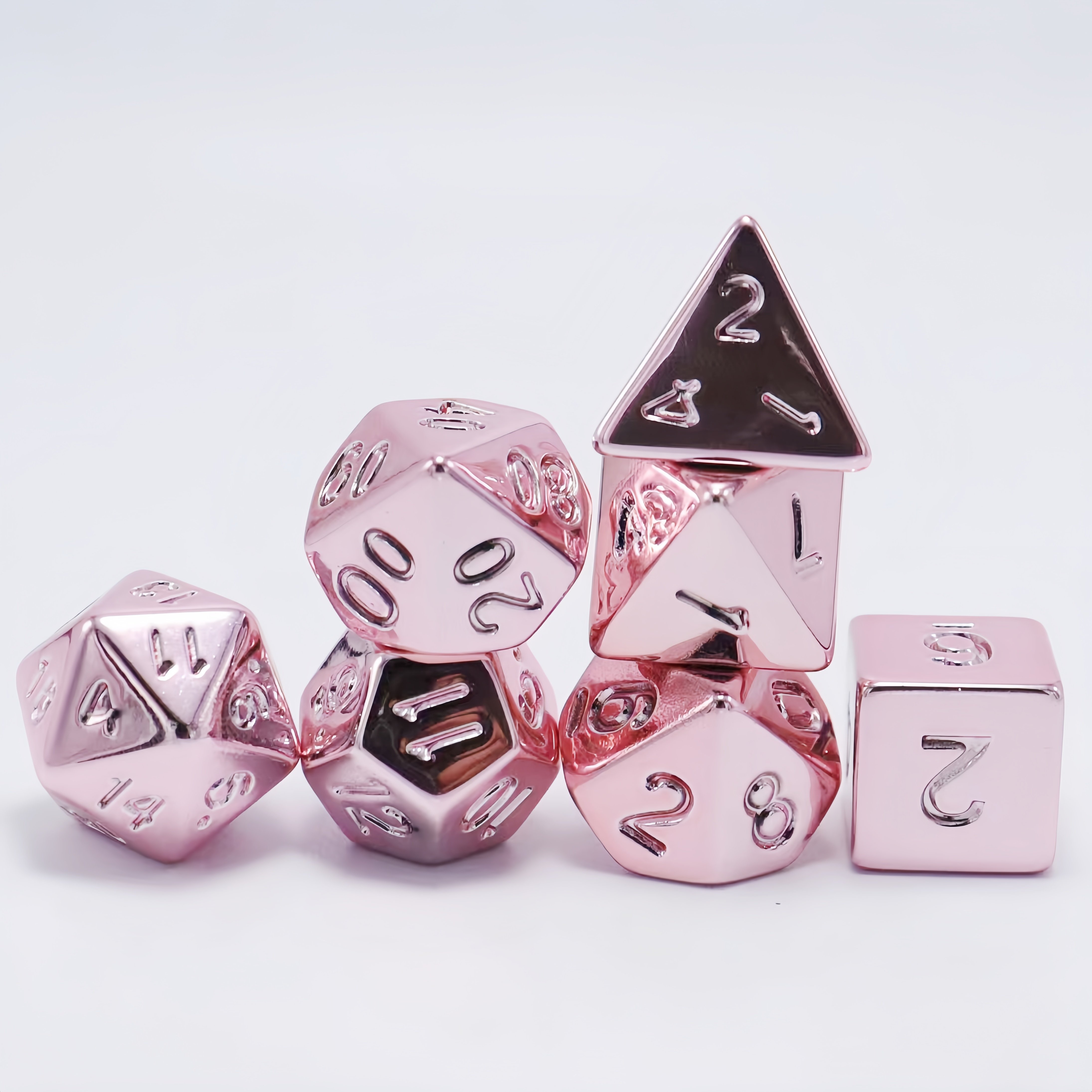Wholesale Printed Acrylic Casino Dice Set Custom Plated Luxury Golden 16mm Adult Dice Games