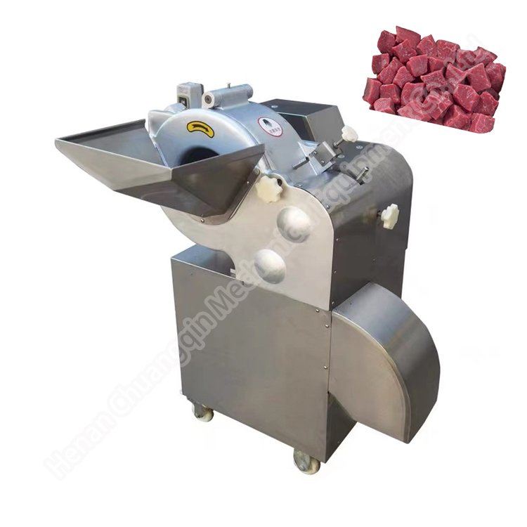 Three-dimensional Vegetable Dicing Machine Large Commercial Chicken Meat Diced Machine Fruit Dicing Machine