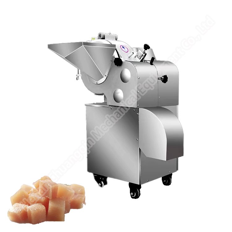Three-dimensional Vegetable Dicing Machine Large Commercial Chicken Meat Diced Machine Fruit Dicing Machine