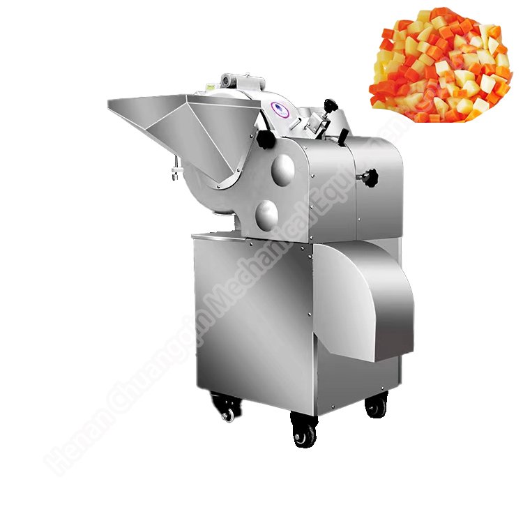 Three-dimensional Vegetable Dicing Machine Large Commercial Chicken Meat Diced Machine Fruit Dicing Machine