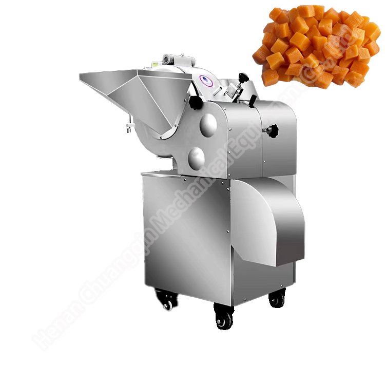Three-dimensional Vegetable Dicing Machine Large Commercial Chicken Meat Diced Machine Fruit Dicing Machine