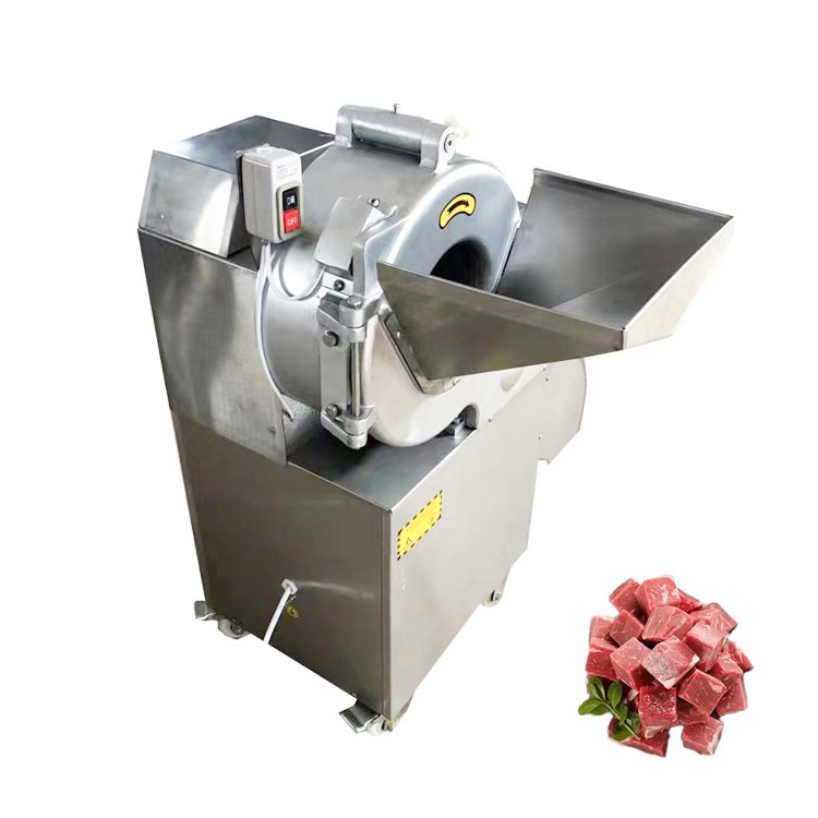 Three-dimensional Vegetable Dicing Machine Large Commercial Chicken Meat Diced Machine Fruit Dicing Machine