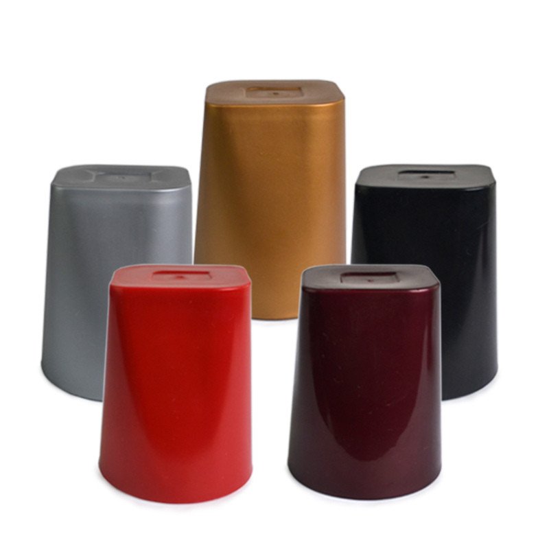 Plastic Colorful Gambling Casino Carving Patterns Thickened Plastic Dice Cup With 6pcs #13 White Dice
