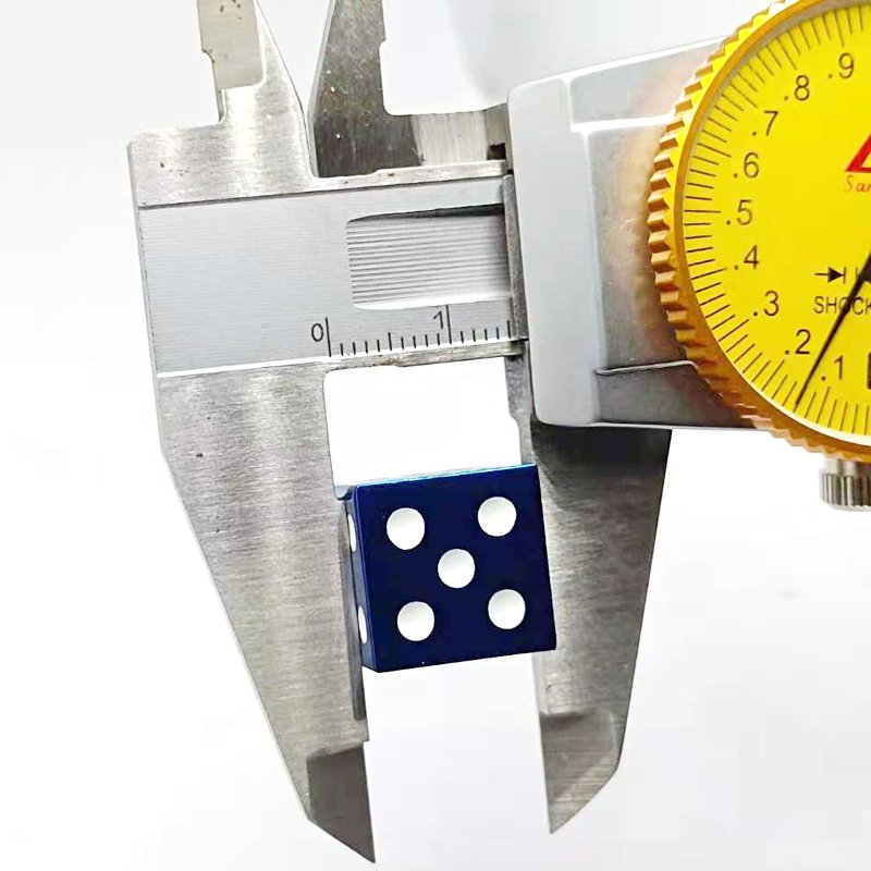Custom high quality metal game d6 dice 15mm cube dice