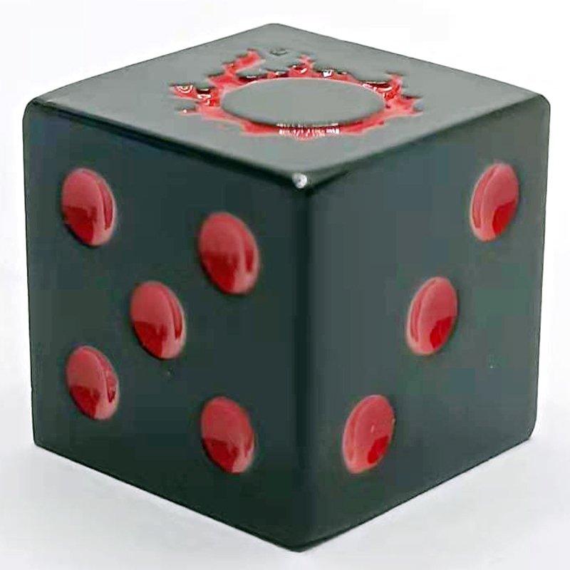 Custom high quality metal game d6 dice 15mm cube dice
