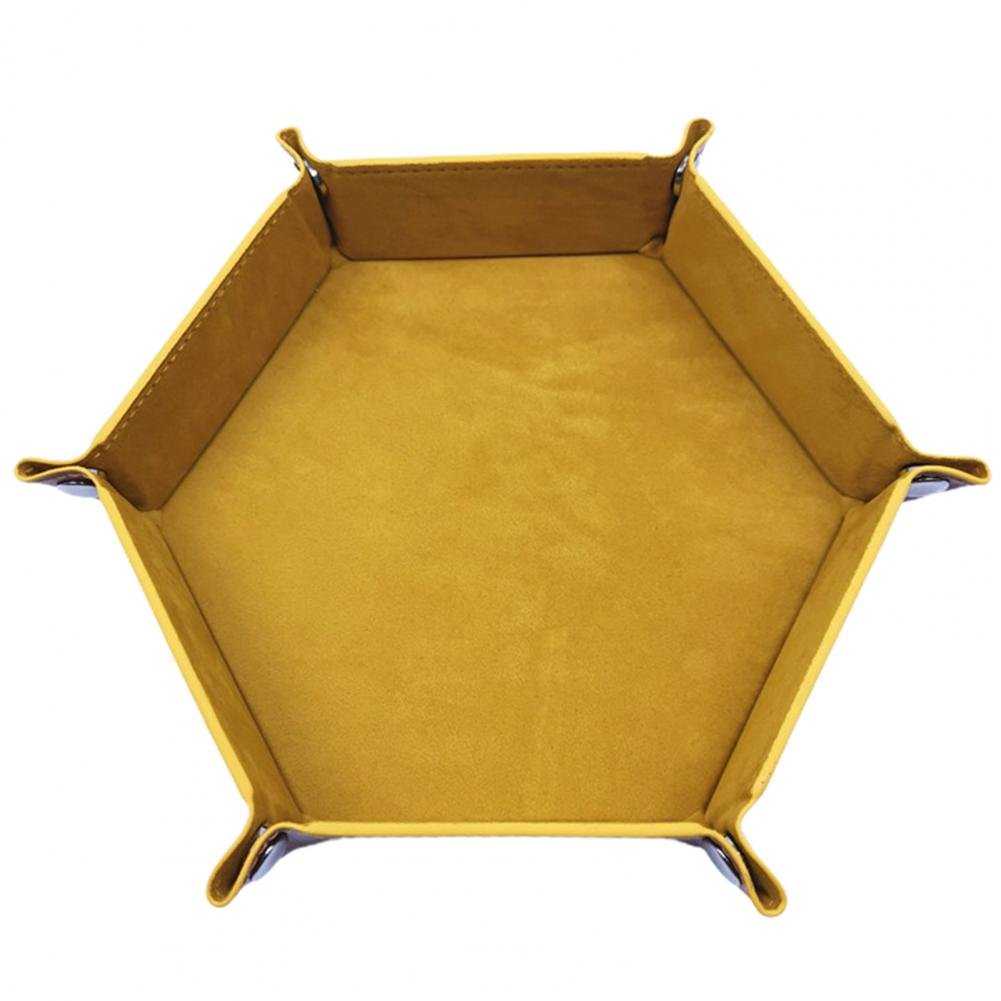 Wholesale Custom Logo Double Layer Foldable Pu Leather Bag Dice Box Tray Case