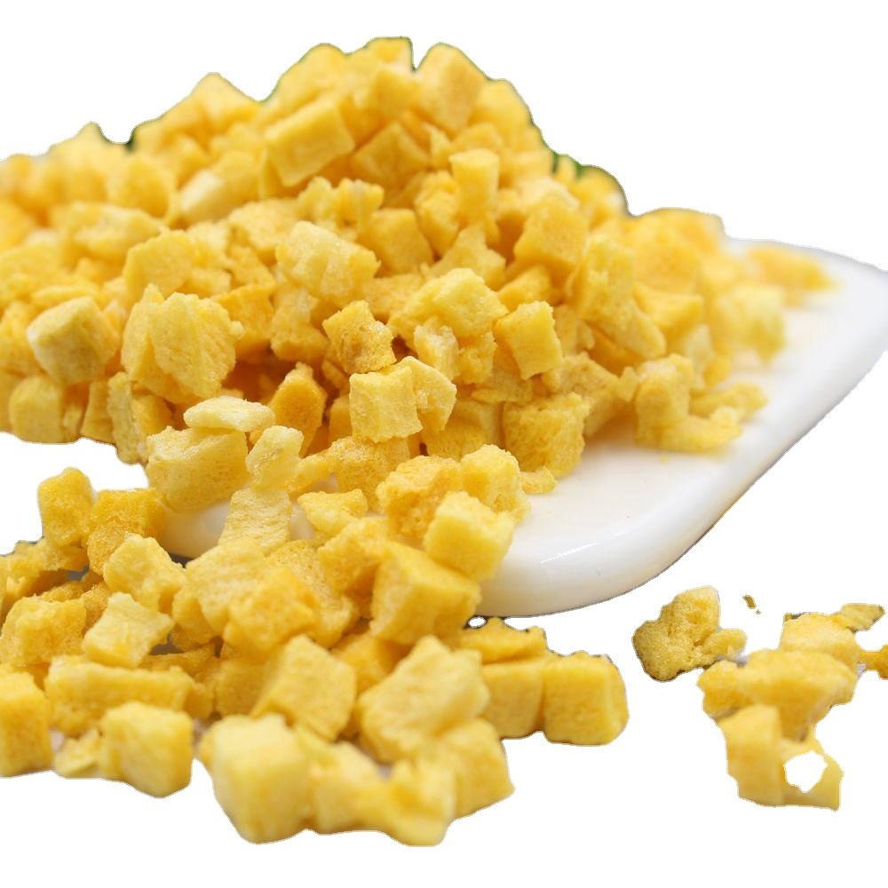 High quality freeze dried mango dice snack food