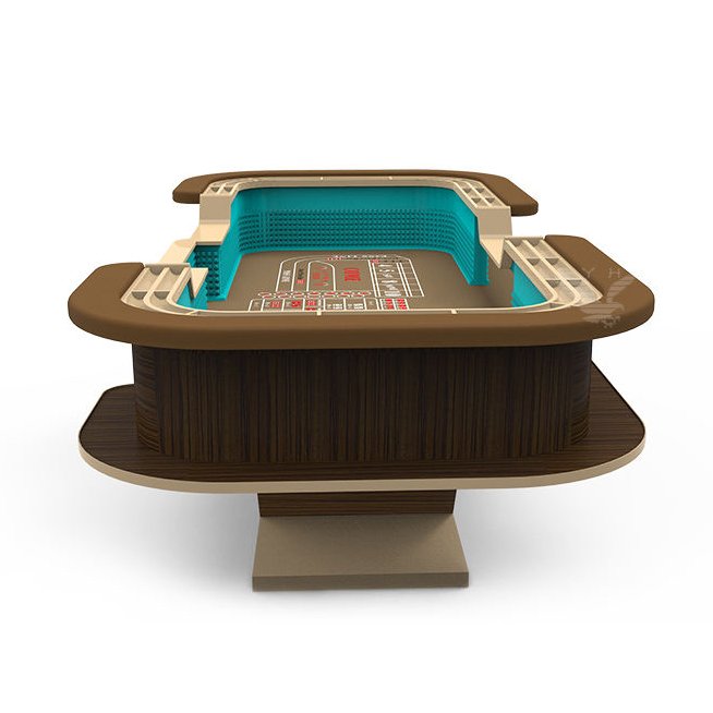 YH 10ft Professional Casino Craps Table High Quality Dice Gambling Tables Deluxe Crap Dice Table with Dices Accessories for Sale