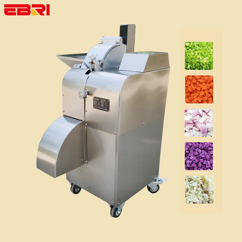 Vegetable and Fruit Cutting Machine Potato Carrot Tomato Mango Apple Dice Dicer Coconut Dicing Machine