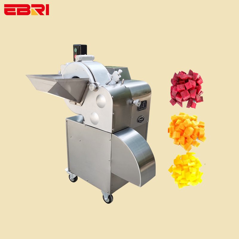 Vegetable and Fruit Cutting Machine Potato Carrot Tomato Mango Apple Dice Dicer Coconut Dicing Machine
