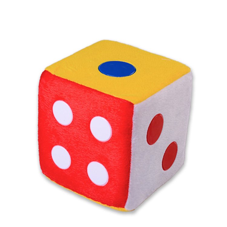 High Quality Baby Plush Number Series Dice Educational Plush Toy for Baby Enlightenment Cognition