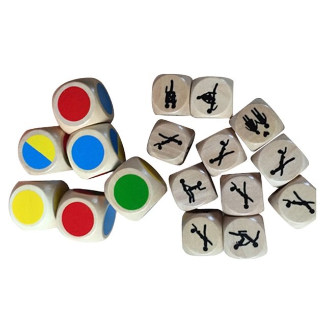 Custom Printing Logo Wood dice for Board Game Wooden Dice Game Dice