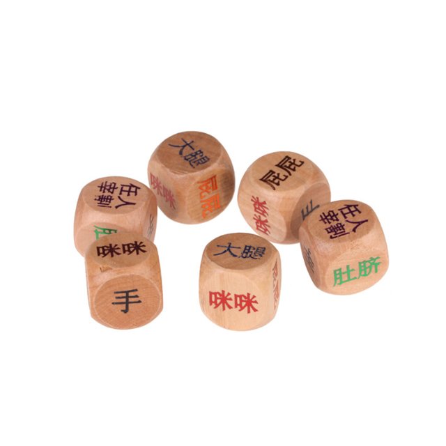 Wholesale Custom Slightly Polished Wood Maple Puzzle Dice Cube