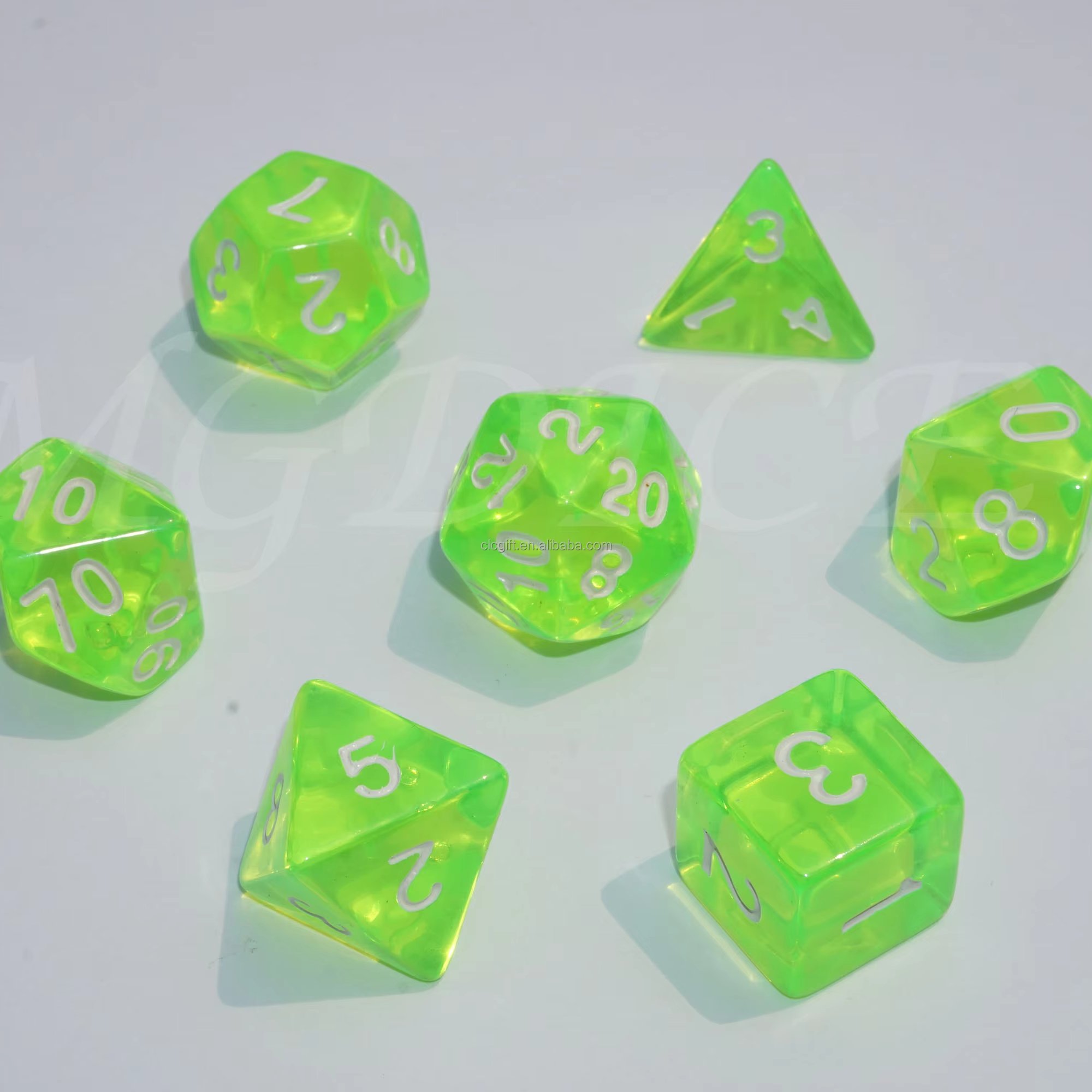 Transparent acrylic dice Factory direct sale high quality Warhammer Dungeons and Dragons board game special dice