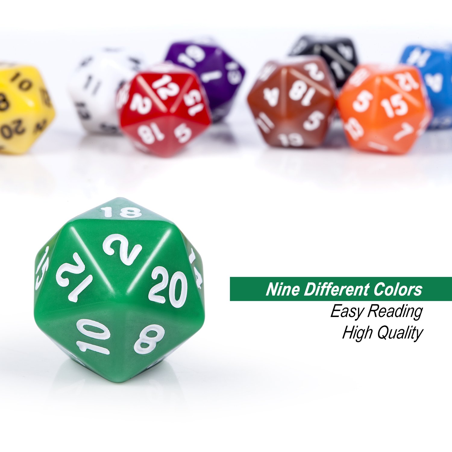 Acrylic Dnd Dice Set RPG Gaming Dice D&D for Dungeons and Dragons