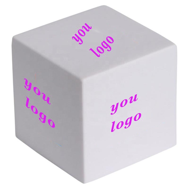 Factory Custom Made 2.5cm 5.5cm 8cm 10cm 15cm Workout Accessories Yoga Foam Cube Kids Fun Express Jumbo Foam Dice