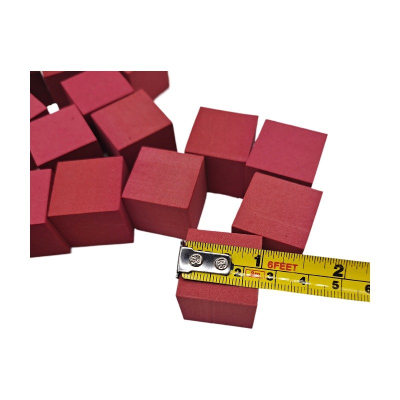 Factory Custom Made 2.5cm 5.5cm 8cm 10cm 15cm Workout Accessories Yoga Foam Cube Kids Fun Express Jumbo Foam Dice