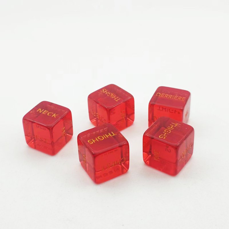adult games tabletop games essential accessory dice set custom logo resin 16mm casino polyhedral d6 dice