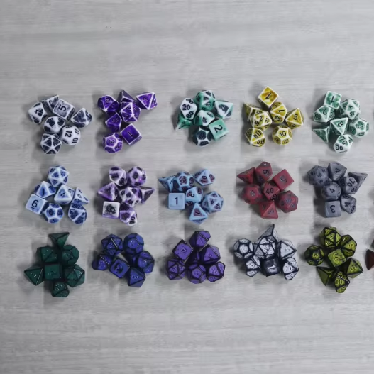 Board Game 16MM Resin Dice 18MM Double Dice customized acrylic plastic dice game