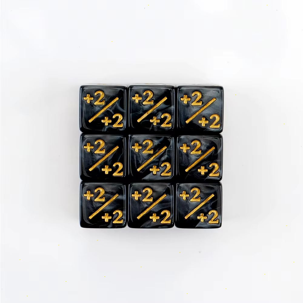 XCL Marble Cube D6 Token Dice Counters Loyalty Creature Stats Card Gaming Dice game acrylic dice with customized LOGO