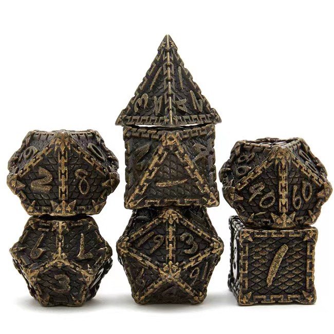 dnd dice sets bulk dnd dungeons and dragons rpg dice polyhedral solid metal dice
