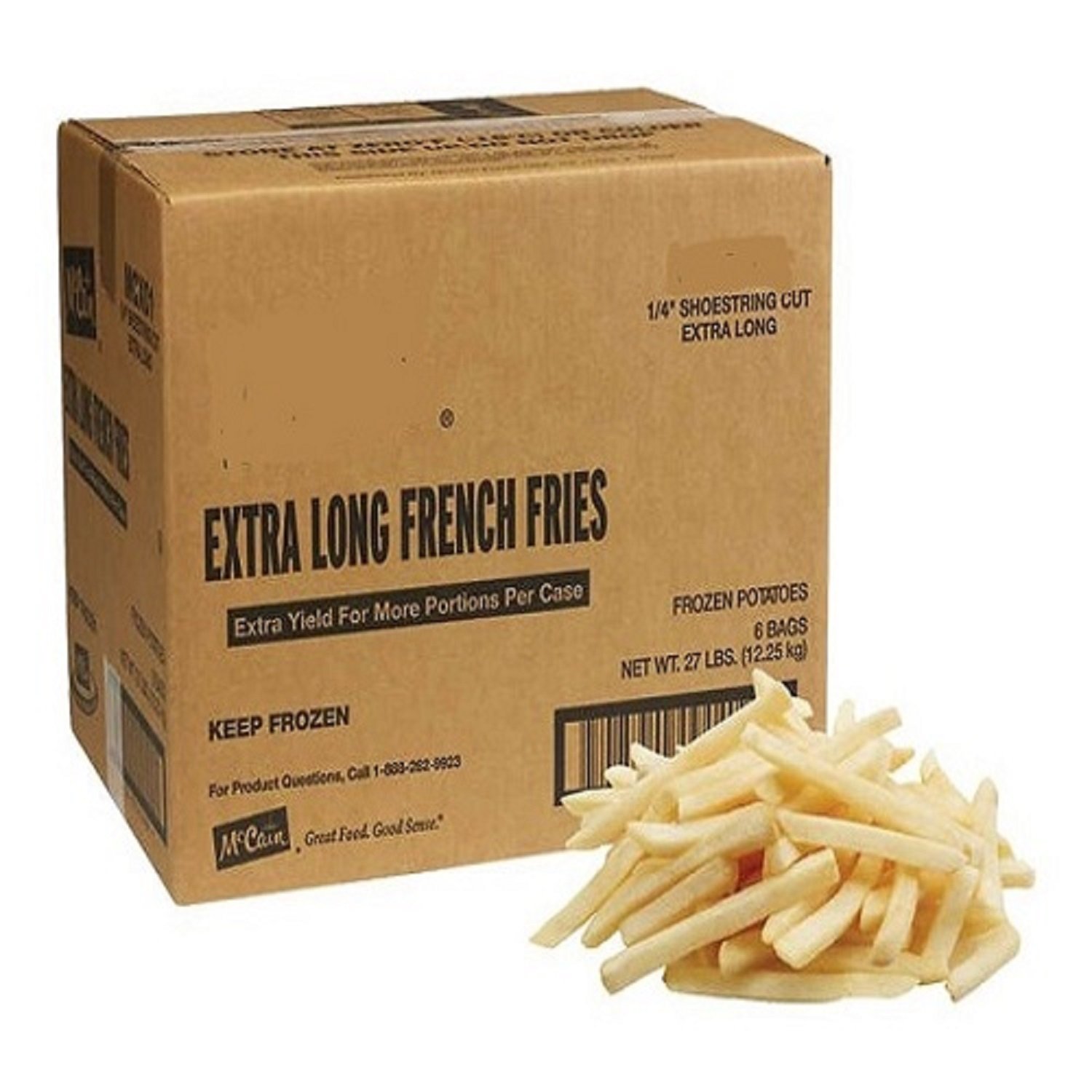 Foods factory direct sales frozen french fries wholesale and export of new season frozen french fries