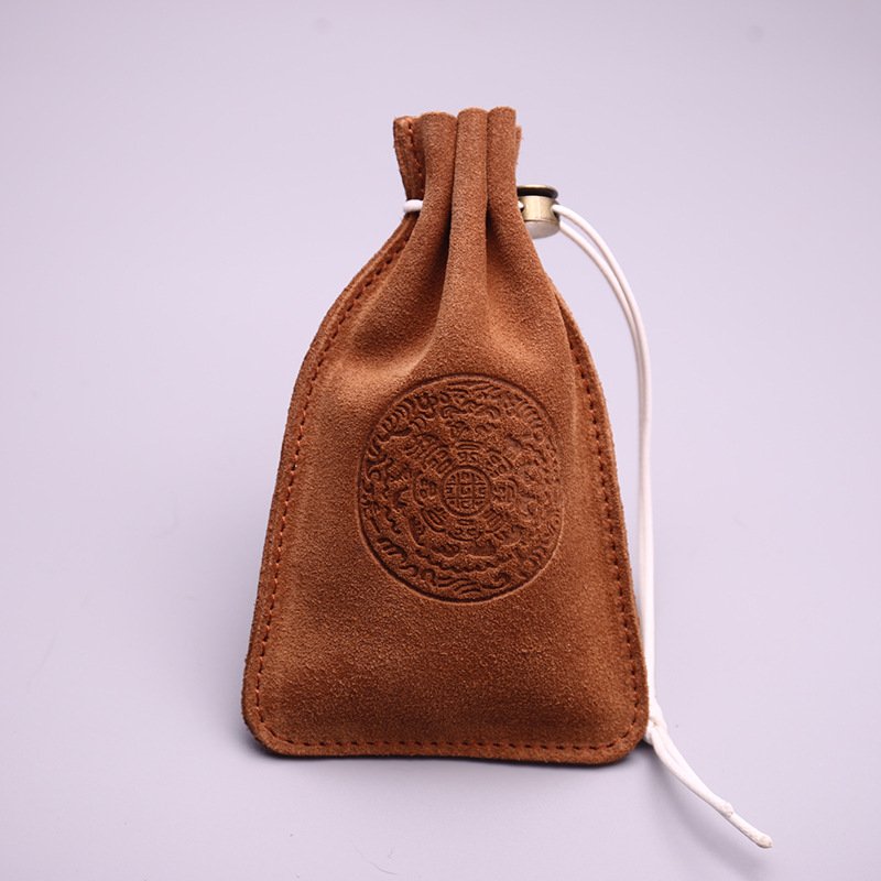Genuine Leather Suede For DND Dice Bag Tray 5 Celtic Designs Cute Drawstring Pouch for D&D Roleplaying RPG Gift Ideas Coin Purse