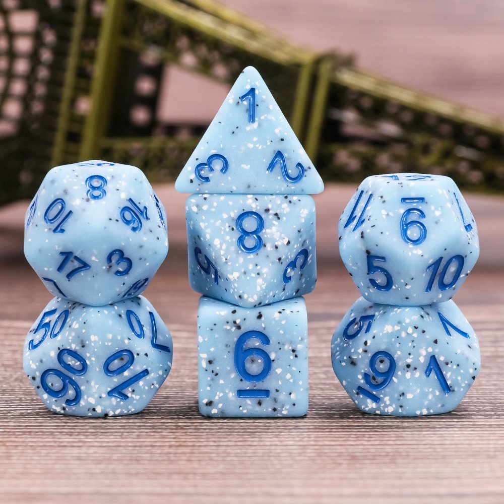 Wholesale hot sale custom resin colorful transparent HD dnd dice