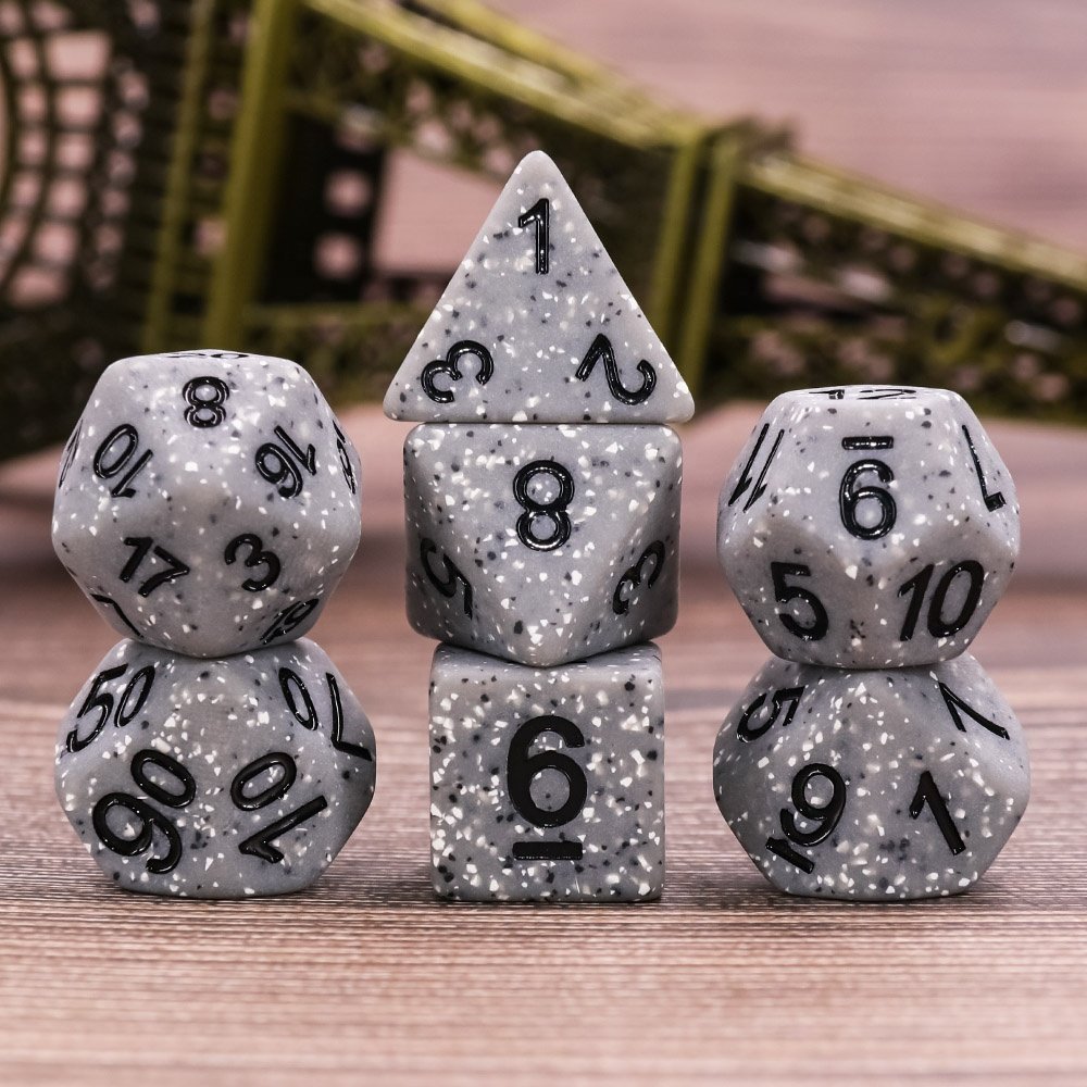 Wholesale hot sale custom resin colorful transparent HD dnd dice