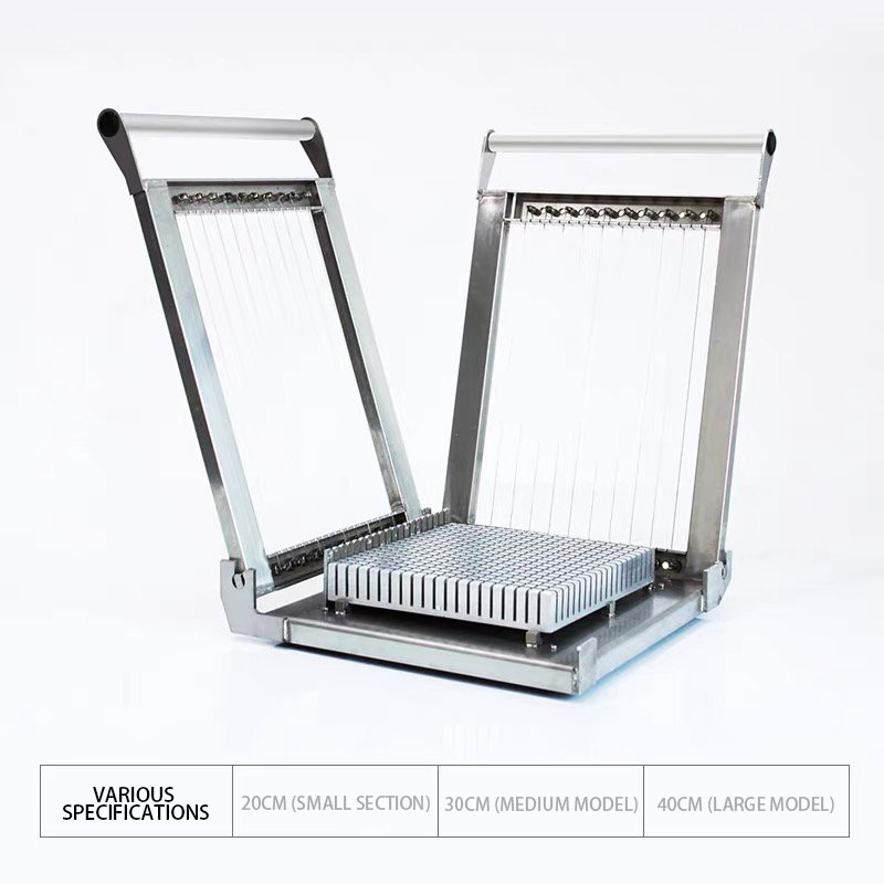 Stainless Steel Jelly Drops Manual Chocolate Cutting Machine Soft Sweets Dicing Machine