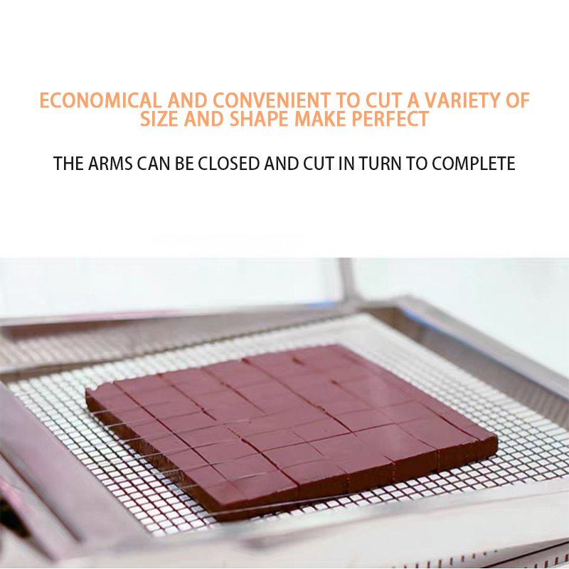 Stainless Steel Jelly Drops Manual Chocolate Cutting Machine Soft Sweets Dicing Machine